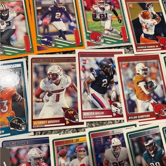 Lot of 69 panini 2023-2025 Score football cards with parallels & Rookie cards - Picture 9 of 10